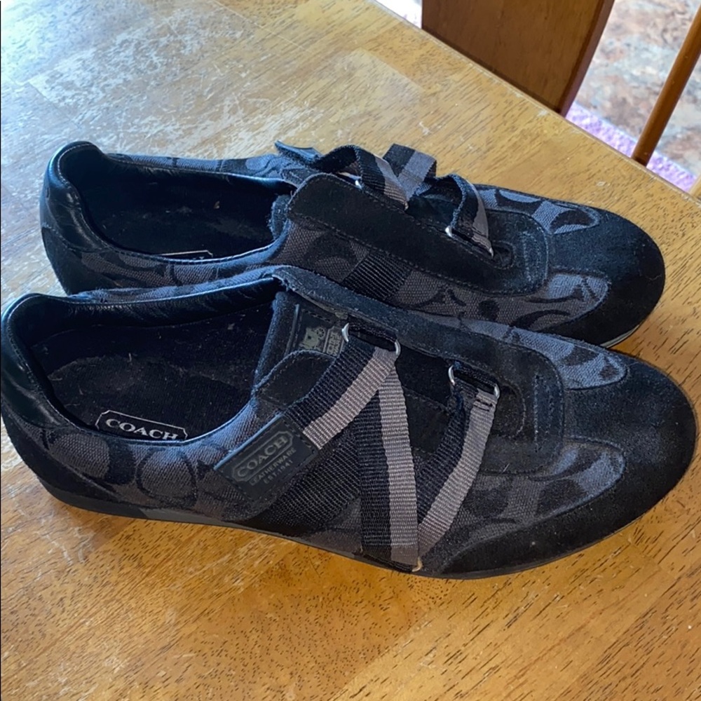 COACH Black Tennis Shoes